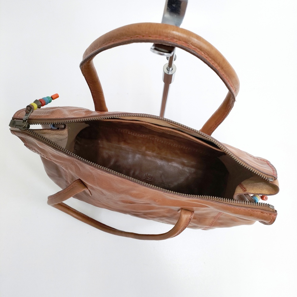 HENRY CUIR кожа вышивка большая сумка Brown Anne утечка i-ru4-1205G 251588