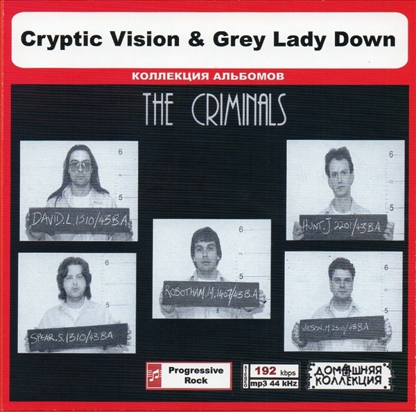 CRYPTIC VISION & GREY LADY DOWN 大全集 MP3CD 1P◎