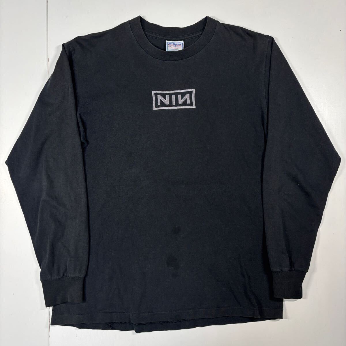 90s NINE INCH NAILS BOXLOGO長袖 Tシャツ Yahoo!オークション - 【M】90s Vintage All Sport Nine Inch