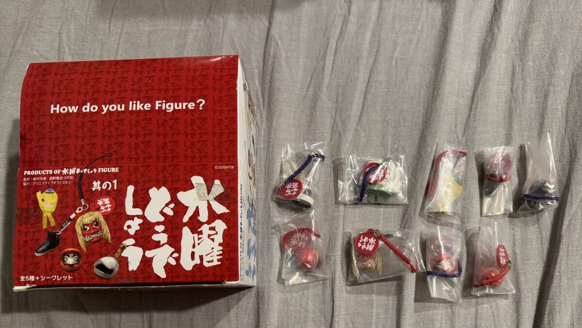 セット 水曜どうでしょう フィギュア 其の１（全種） & 其の３(焼物 「藤村」「ON」）