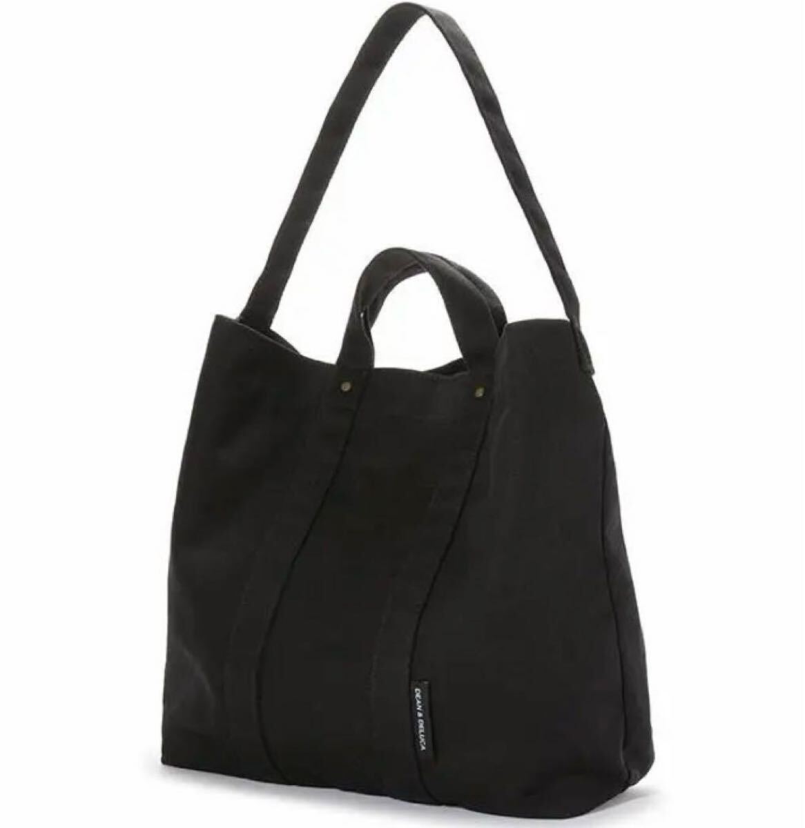 DEAN & DELUCA コットントートバッグ L ブラック