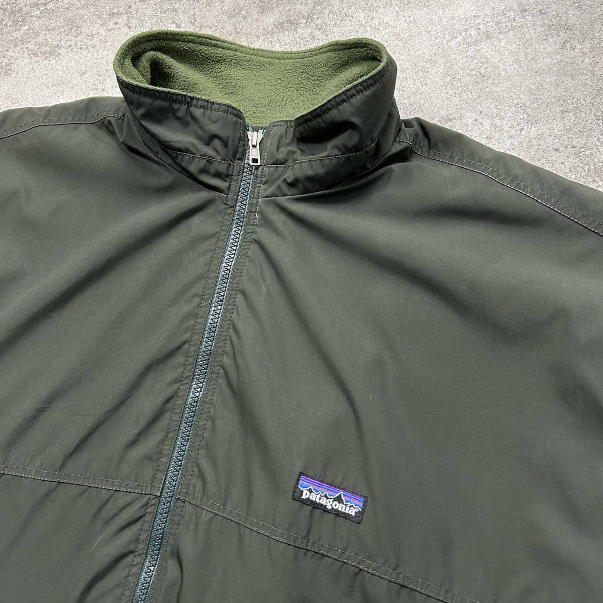 00s パタゴニア シェルド シンチラ ジャケット ジャケット モス 00s パタゴニア シェルド シンチラ ジャケット ジャケット モス