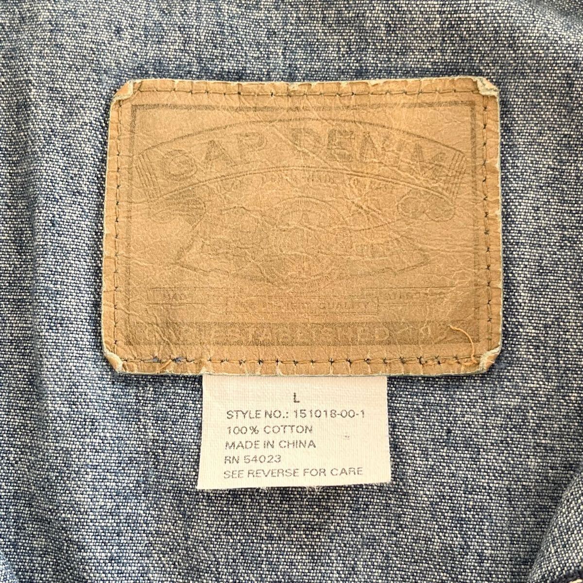 90s OLD GAP デニム アノラック L ビンテージ 90年代 オールド 90s OLD GAP デニム アノラック L ビンテージ 90年代 オールド