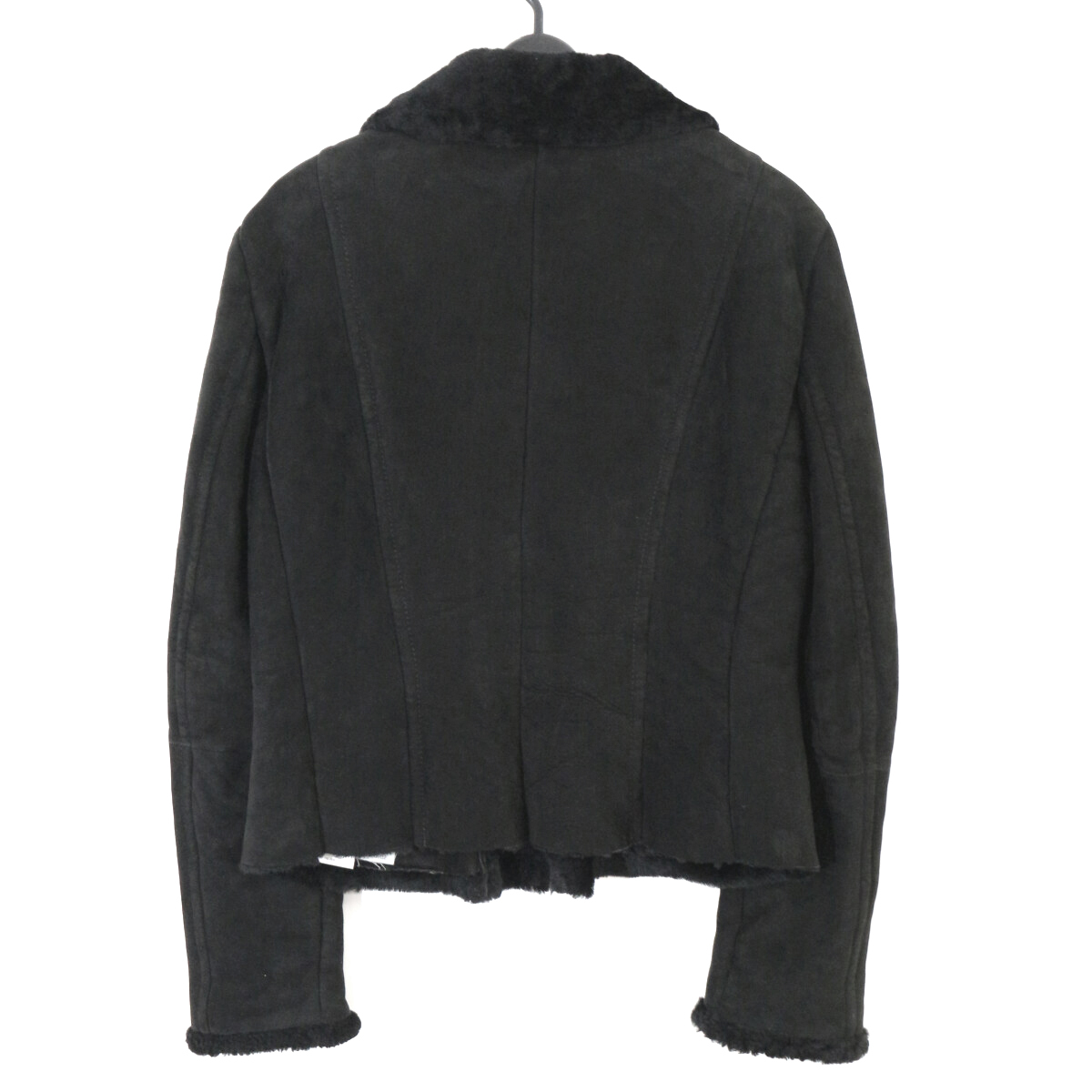 Max Mara WEEKEND LINE ファーライニングバックスキンレザージップアップジャケット 40 マックスマーラ ウィークエンドライン_画像2