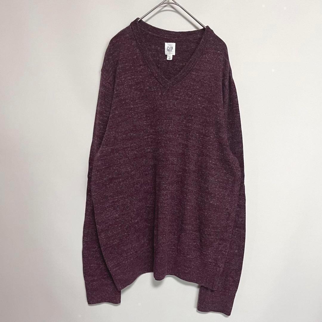 ギャップ　GAP ルーズフィットニット L 長袖　メンズ　プルオーバー