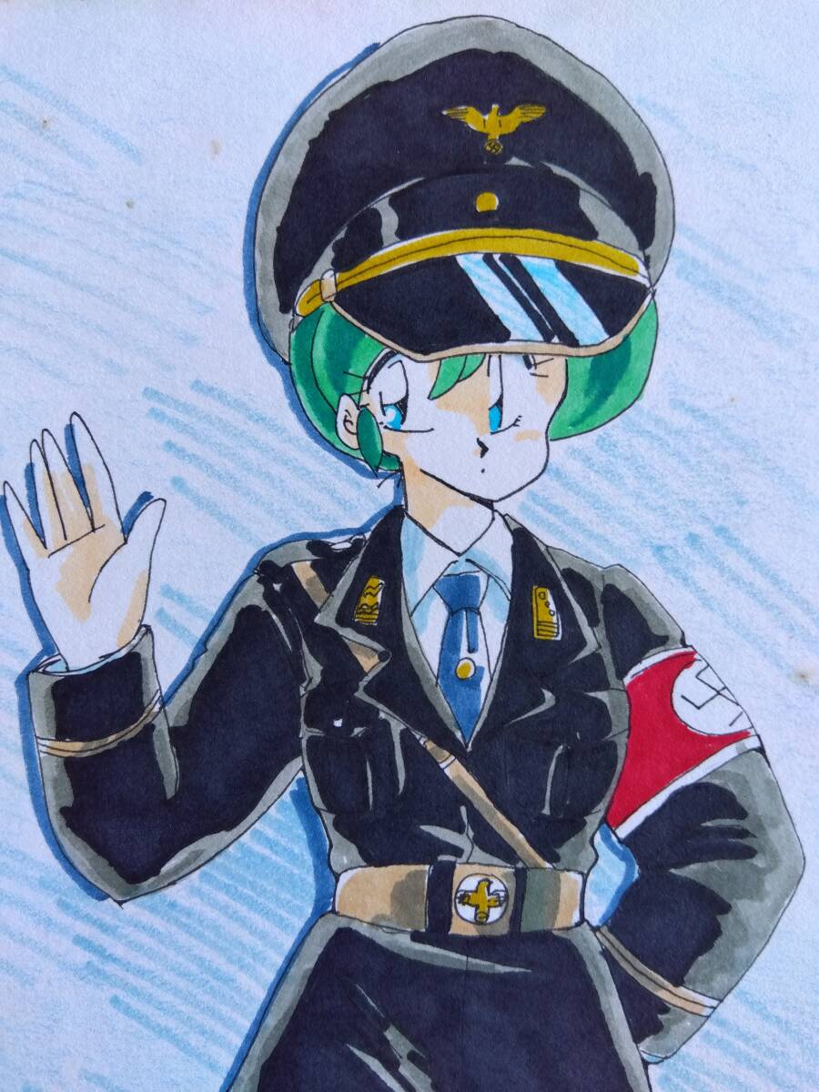 思い当たる 直筆カラーイラスト ラム』 うる星やつら アドルフに 思い当たる 直筆カラーイラスト ラム』 うる星やつら アドルフに