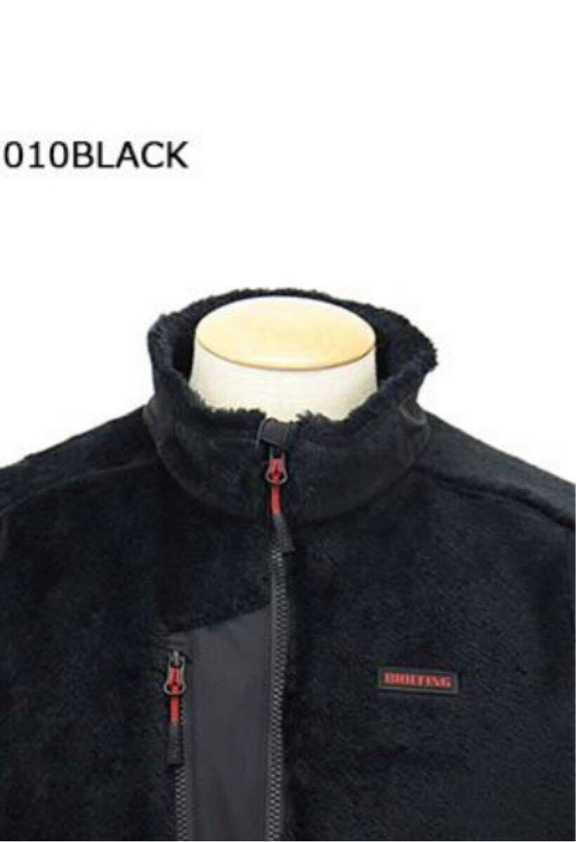 希少　美品　BRIEFING ブリーフィング　BRG223M33 MS POLARTEC FLEECE JACKET メンズ ポーラテックフリースジャケット ゴルフウェア　黒