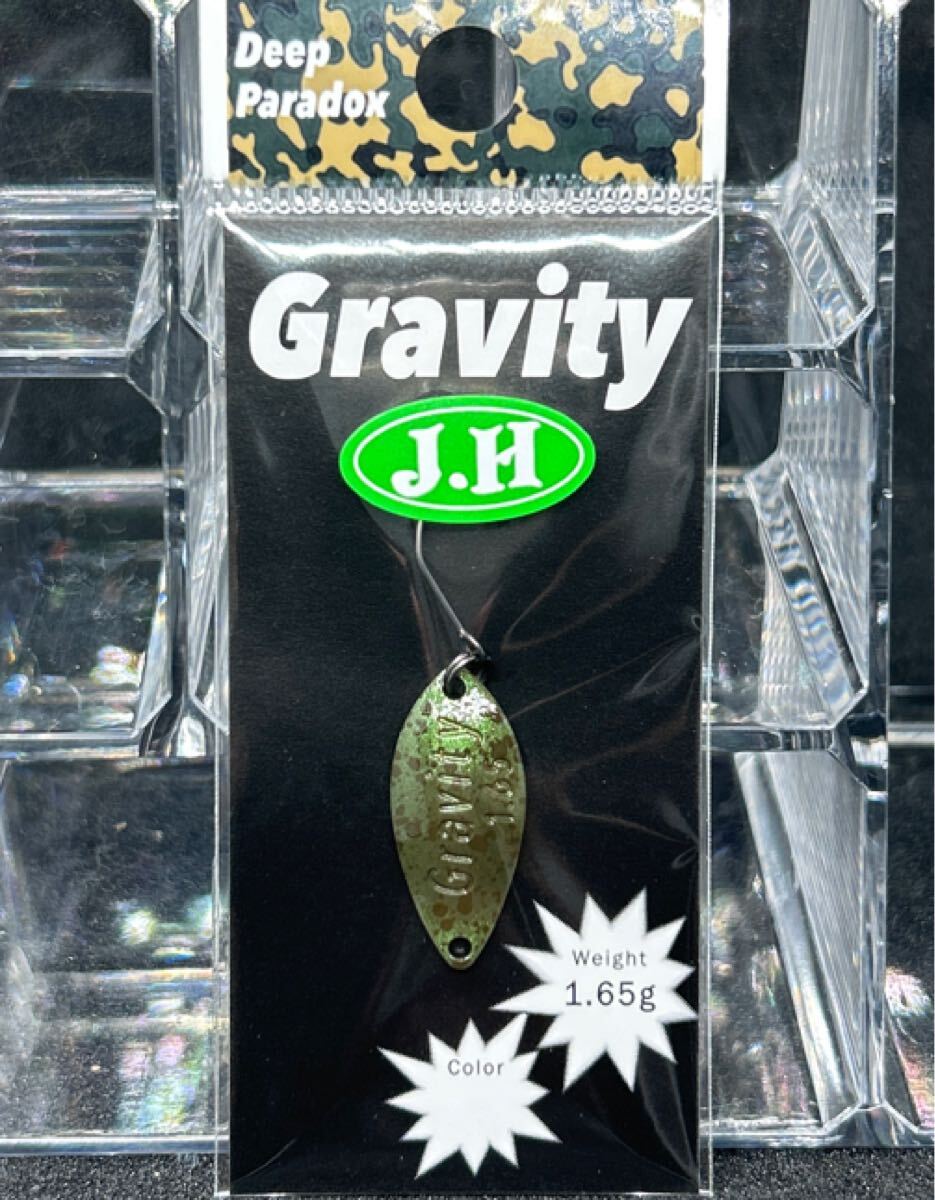 放流スライド【最終1点】 Deep Paradox ディープパラドックス Gravity グラビティ　1.65g 城峰　オリカラ　絆オリーブ（検索）しゃくれ