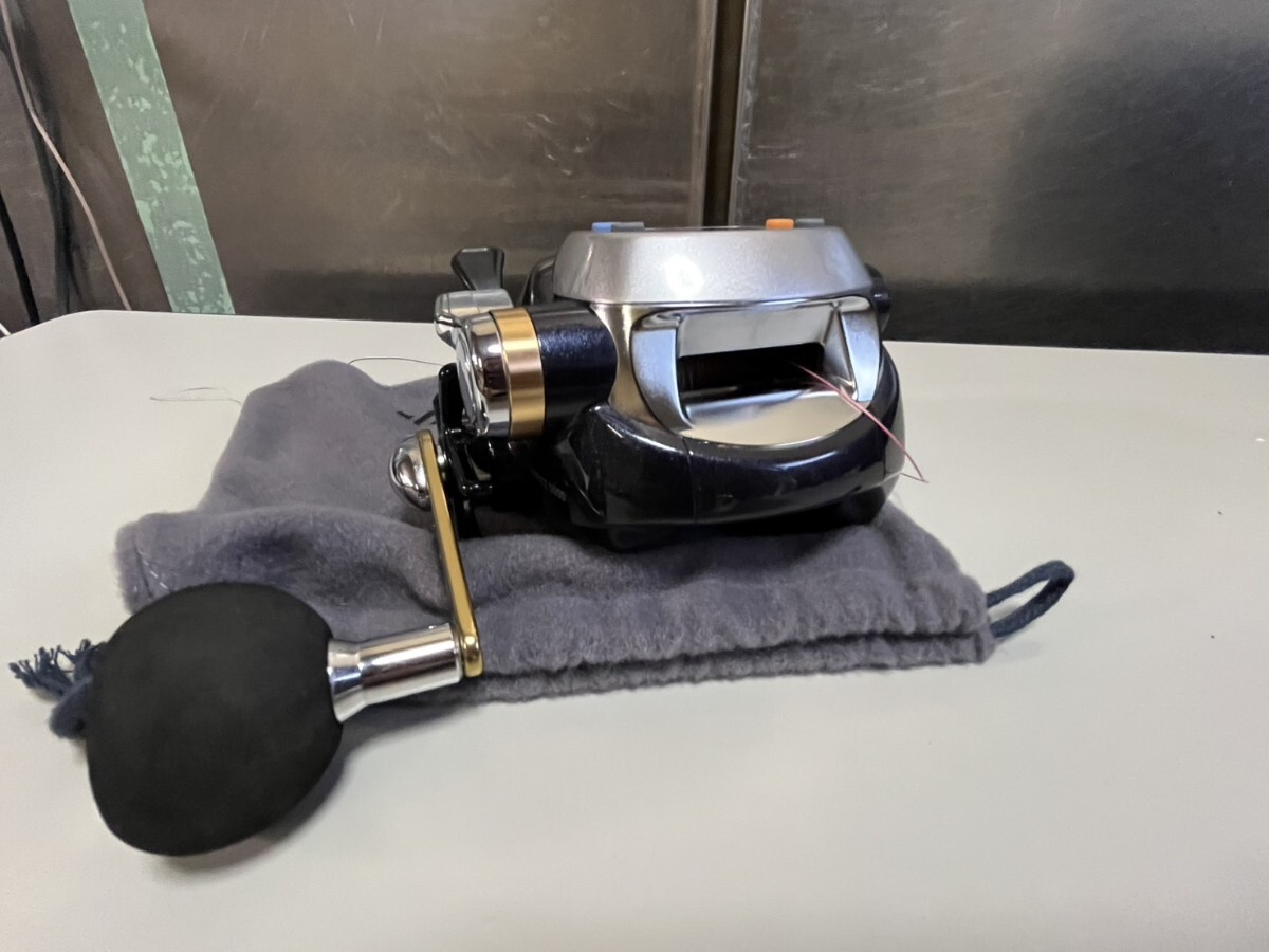 ○ Daiwa ダイワ 電動リール レオブリッツ S500 コードなし 801462 動作確認済 巻取OK 液晶OK 船釣り 中古美品 ④