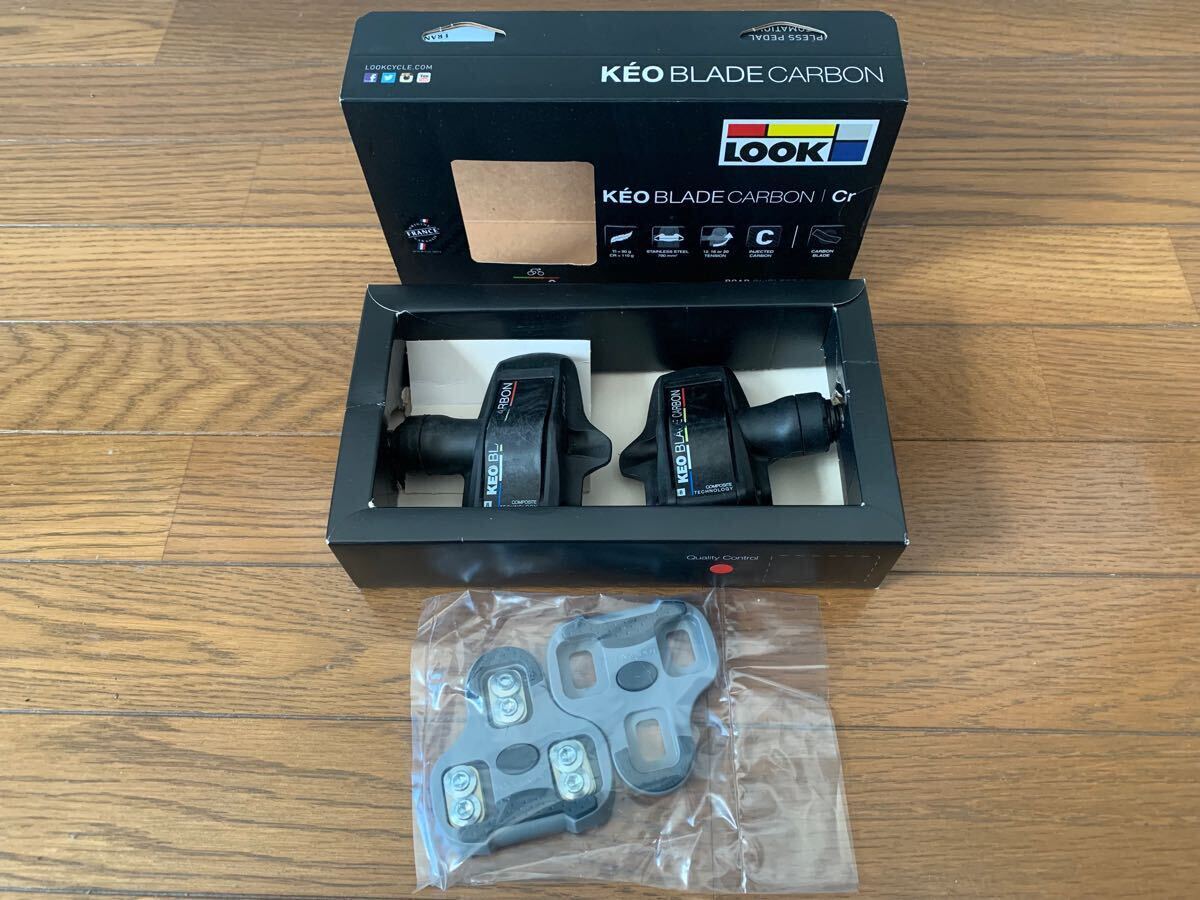 【中古】LOOK KEO BLADE カーボン-8Nm /SPD-SLビィンディングペダル ルック