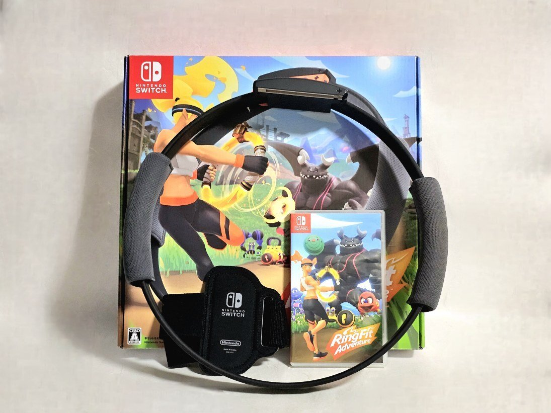 ★美品★ 任天堂 ニンテンドーSwitch リングフィットアドベンチャー HAC-022 リングコン エクササイズ HMY ①