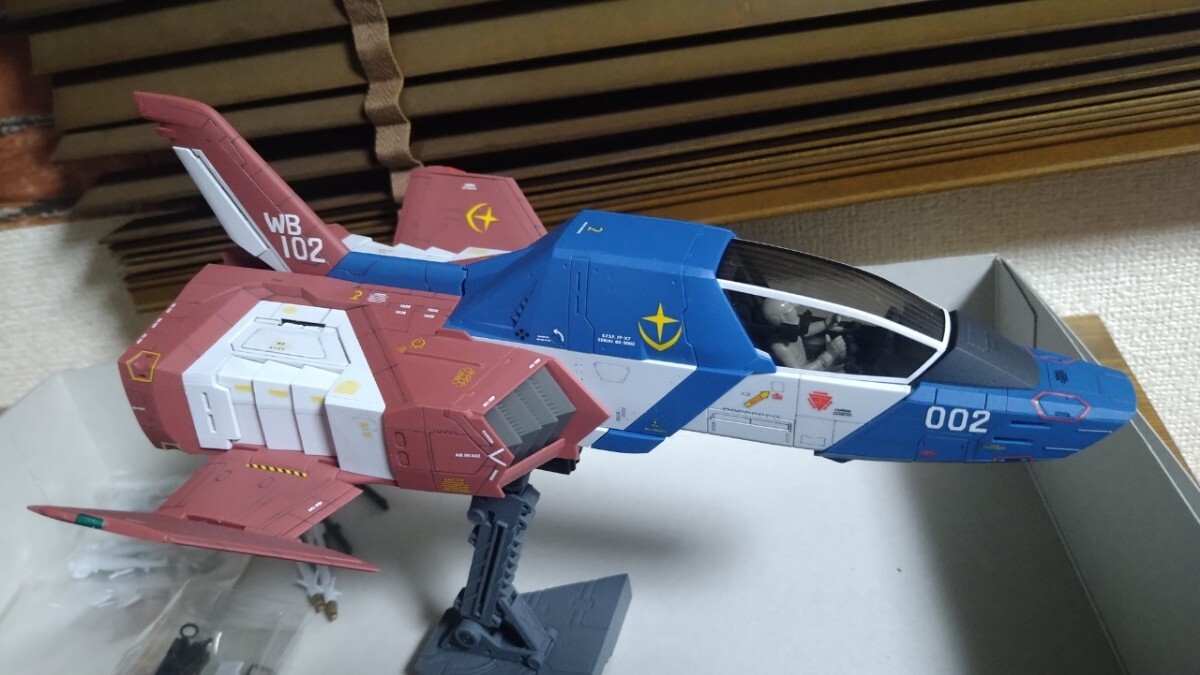 U.C.HARD GRAPH　1/35　コアファイター　組立済　アクションベース付き　機動戦士ガンダム