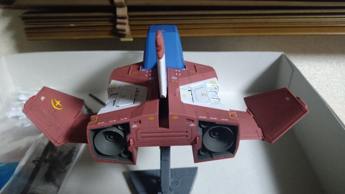 U.C.HARD GRAPH　1/35　コアファイター　組立済　アクションベース付き　機動戦士ガンダム