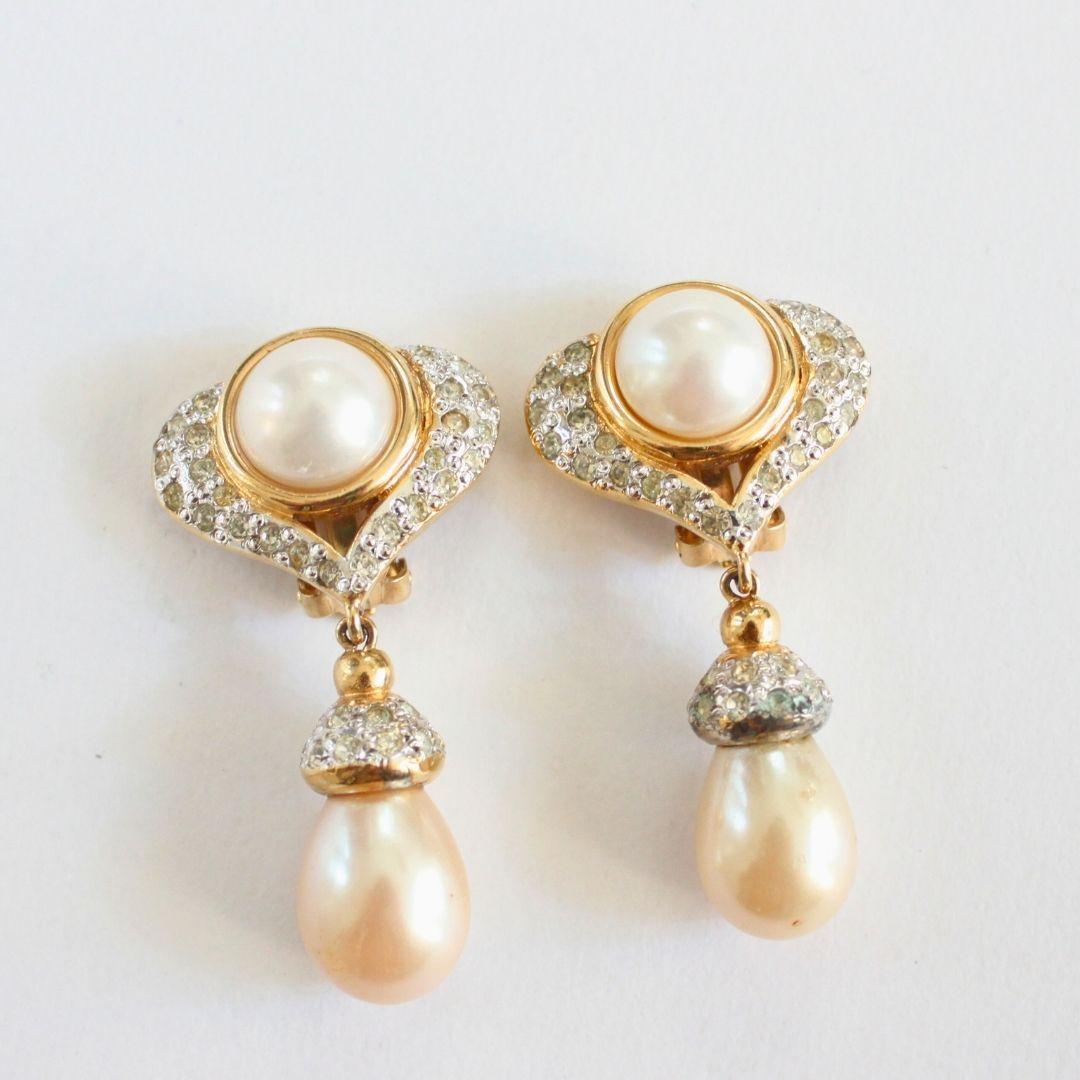 vogue bijoux ヴォーグビジュー パールデザインイヤリング