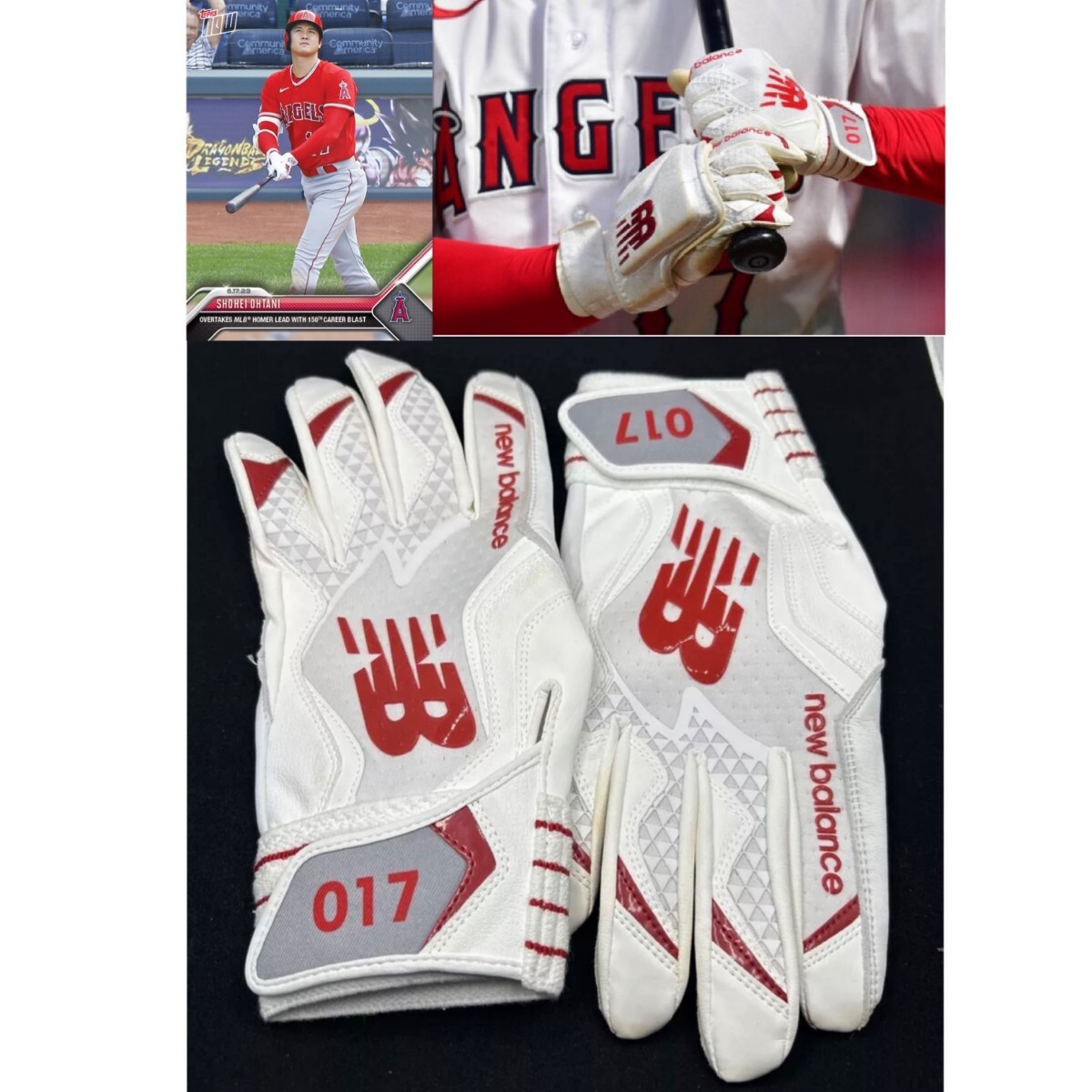 ドジャース 大谷翔平 実使用 バッティンググローブ New balance ドジャース 大谷翔平 実使用 バッティンググローブ New balance