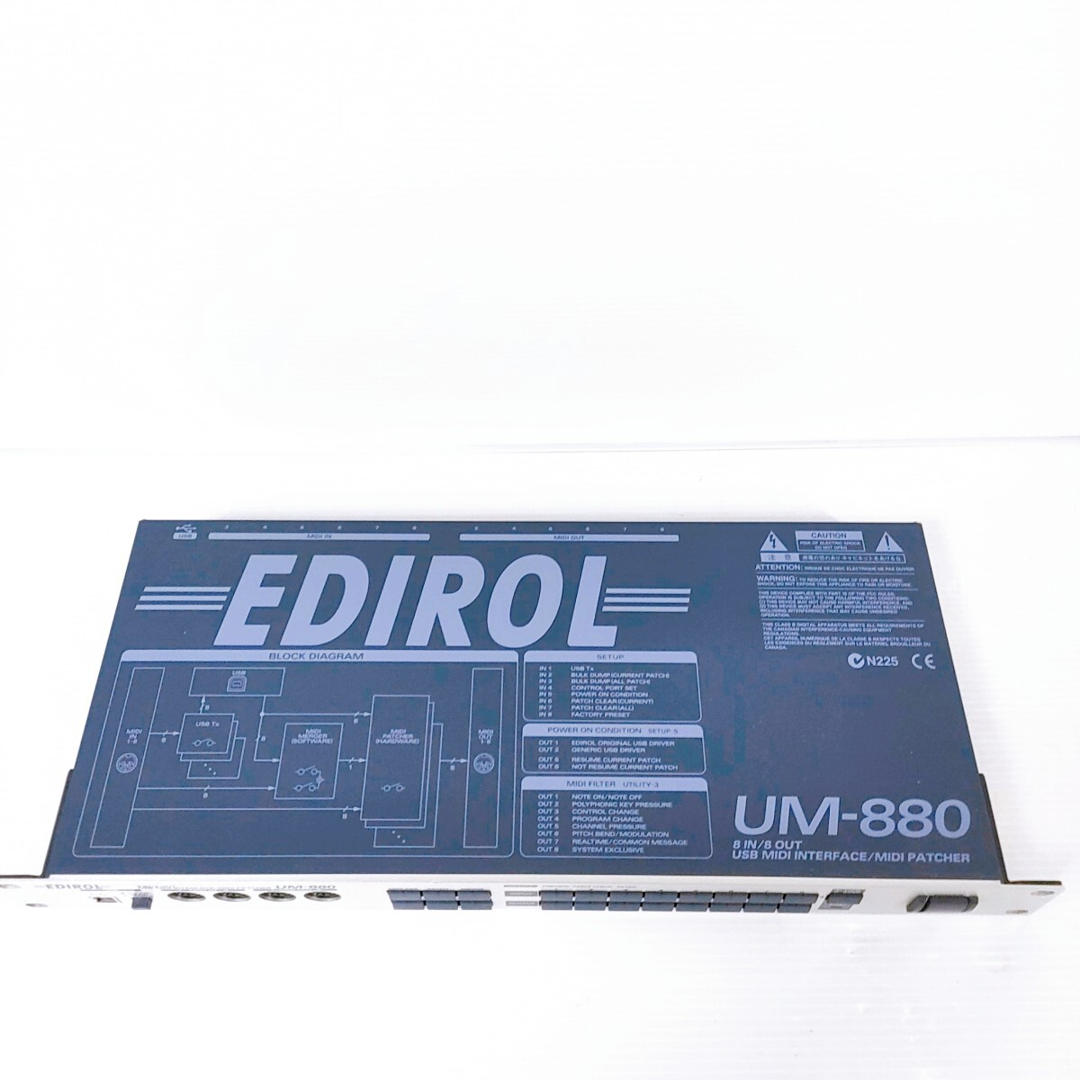 極美品】EDIROL Roland MIDI インターフェイス UM-880|Yahoo 極美品】EDIROL Roland MIDI インターフェイス UM-880|Yahoo