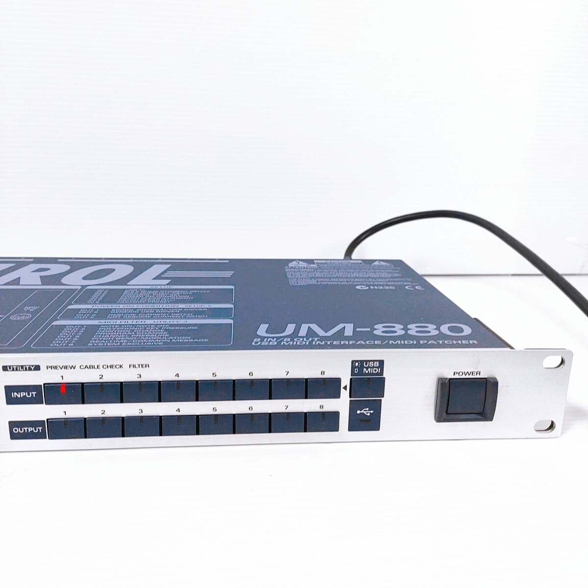 極美品】EDIROL Roland MIDI インターフェイス UM-880|Yahoo 極美品】EDIROL Roland MIDI インターフェイス UM-880|Yahoo
