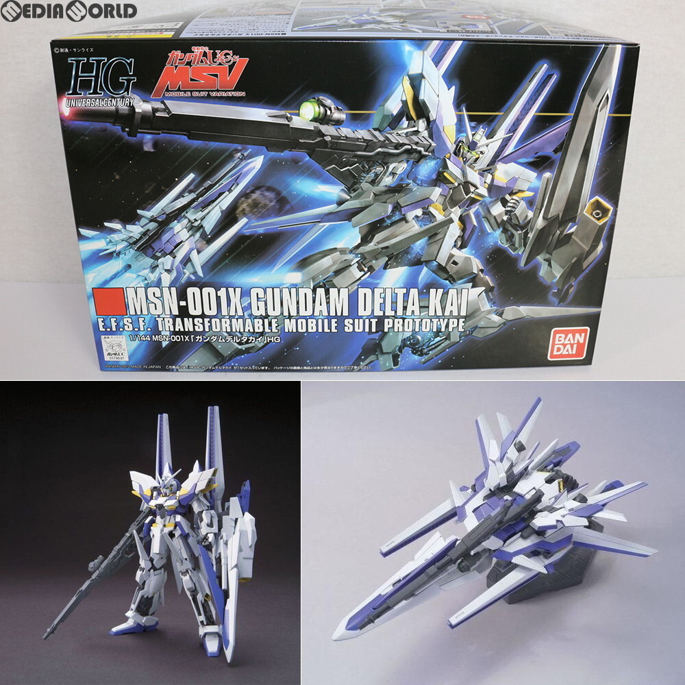 【中古】[PTM]HGUC 1/144 MSN-001X ガンダムデルタカイ 機動戦士ガンダムUC(ユニコーン) MSV プラモデル(0179641) バンダイ(63062518)