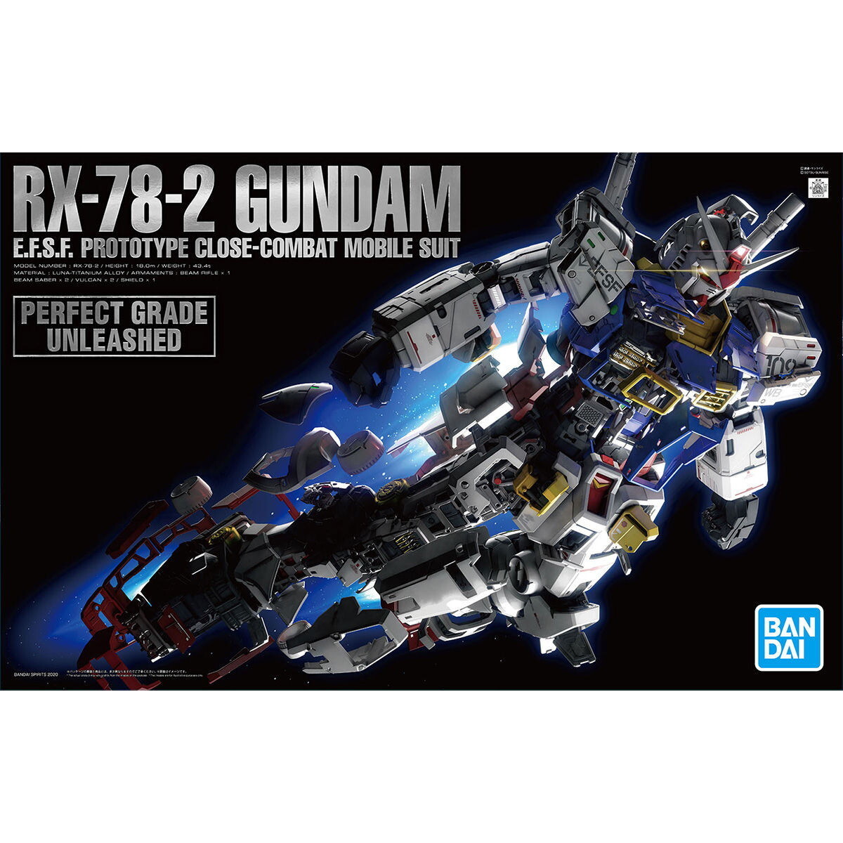 【中古】[PTM](再販) PG UNLEASHED 1/60 RX-78-2 ガンダム 機動戦士ガンダム プラモデル(2530615) バンダイスピリッツ(63062473)