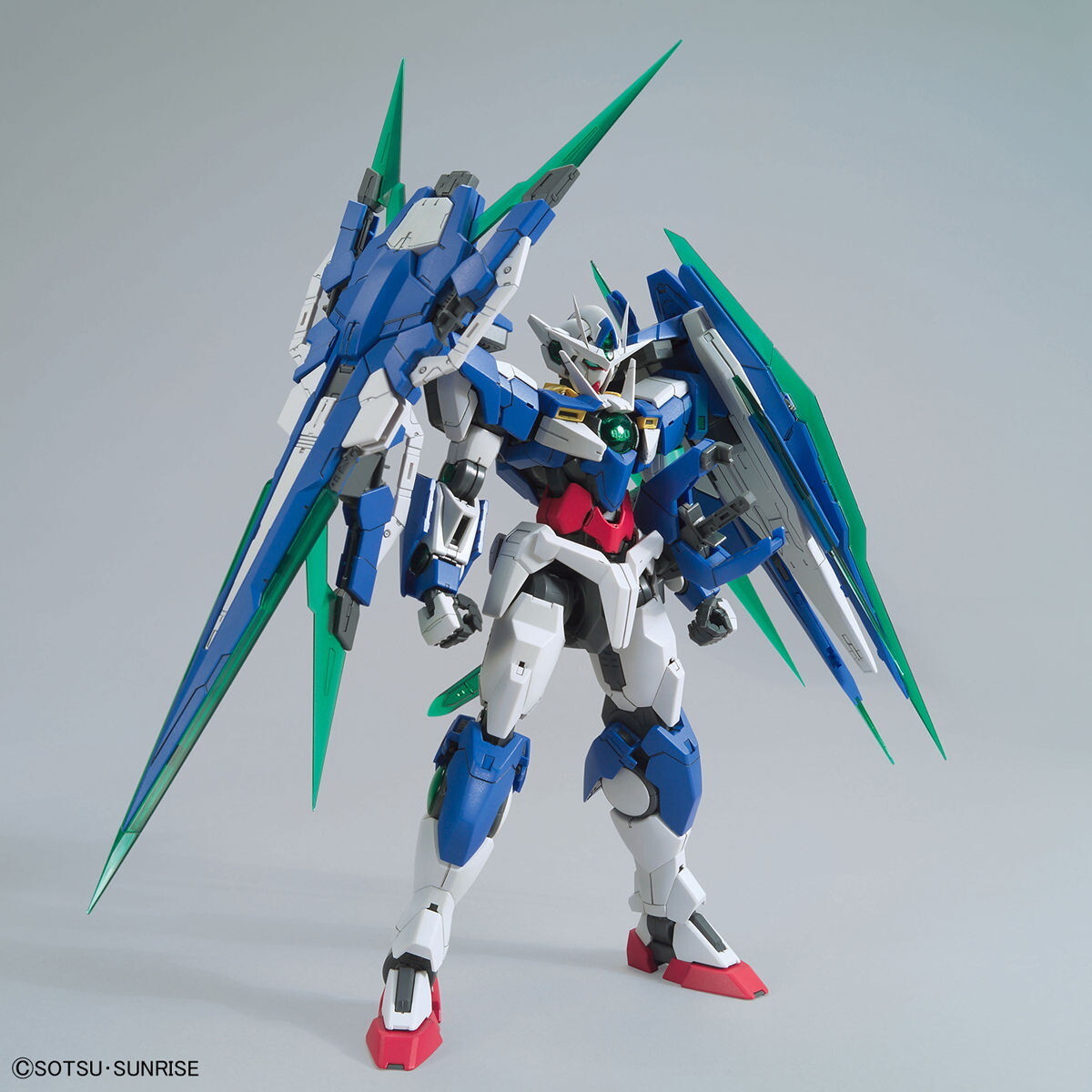 【中古】[PTM](再販) MG 1/100 GNT-0000/FS ダブルオークアンタフルセイバー 機動戦士ガンダム00V戦記 プラモデル(5055328) バンダイスピリ