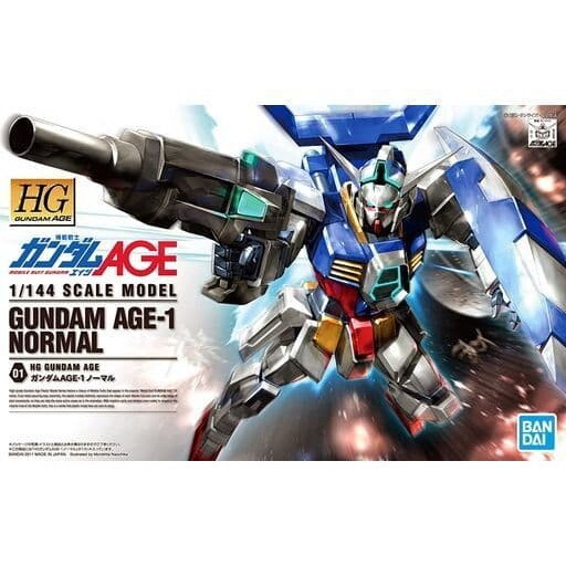 【中古】[PTM](再販) HG 1/144 AGE-1 ガンダムAGE-1 ノーマル 機動戦士ガンダムAGE(エイジ) プラモデル バンダイスピリッツ(63062878)