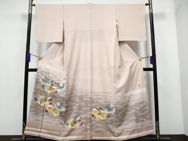平和屋着物●豪華色留袖　作家物　鴛鴦文　暈し染め　金彩　正絹　逸品　CAAL1649hy