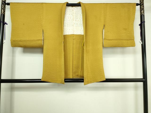 平和屋着物■羽織　総絞り　霞文　正絹　逸品　DAAK9214cm