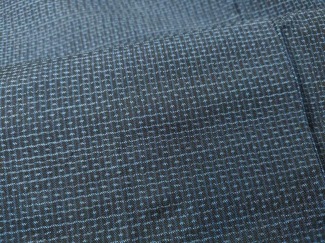 平和屋着物■男性　本場大島紬　80亀甲　アンサンブル　正絹　逸品　CAAJ5083yk
