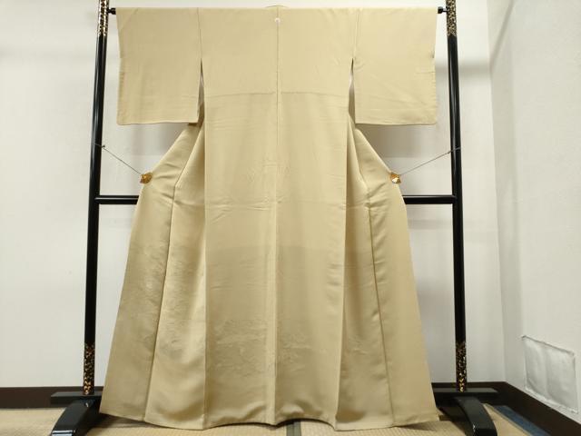 平和屋着物■豪華色留袖　樹林風景文　枯野色　正絹　逸品　CAAK6708yc