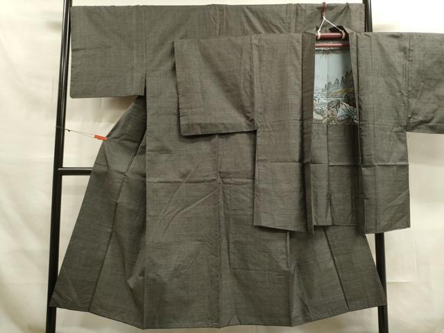 平和屋着物■男性　本場大島紬　アンサンブル　100亀甲　総詰め　正絹　逸品　DAAK1879we