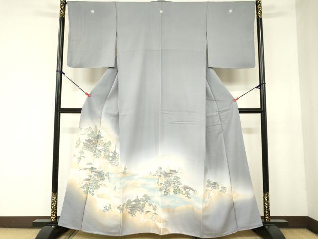平和屋着物■豪華色留袖　寿光織　国宝の美　暈し染め　金糸　正絹　逸品　DAAJ0425ma