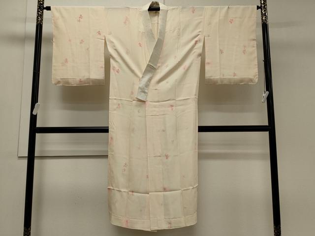 平和屋着物■上質な長襦袢　無双仕立て　舞蝶文　正絹　逸品　未使用　CAAK1744oy