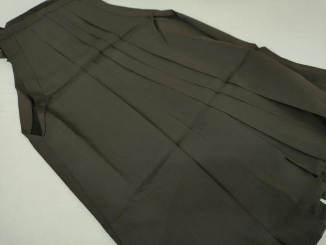 平和屋着物●男性　馬乗袴　縞　正絹　逸品　DAAJ9973ps