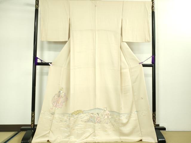 平和屋着物■松尾光琳　色留袖　人物風景文　金彩　正絹　逸品　DAAH7878sf