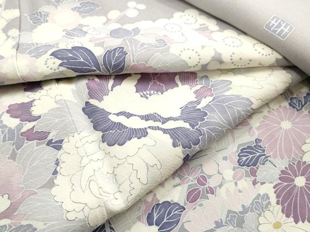 平和屋着物■豪華色留袖　作家物　枝花文　正絹　逸品　AAAN5867cs