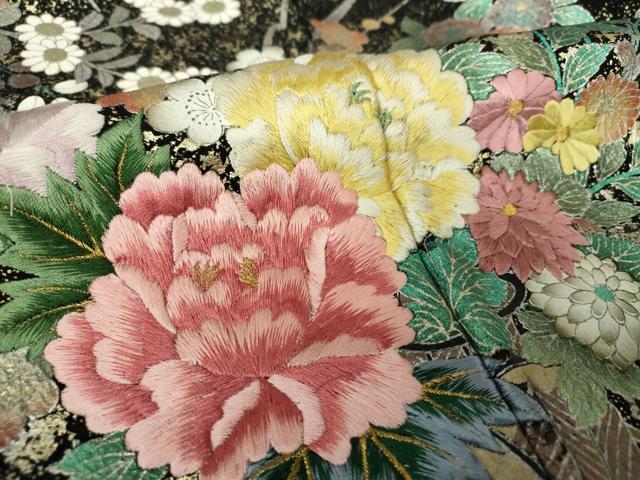 K0587 新古品 未仕立 仮絵羽 皇室献上作家 木下勝功 正絹 金彩銀彩 振袖 K0587 新古品 未仕立 仮絵羽 皇室献上作家 木下勝功 正絹 金彩銀