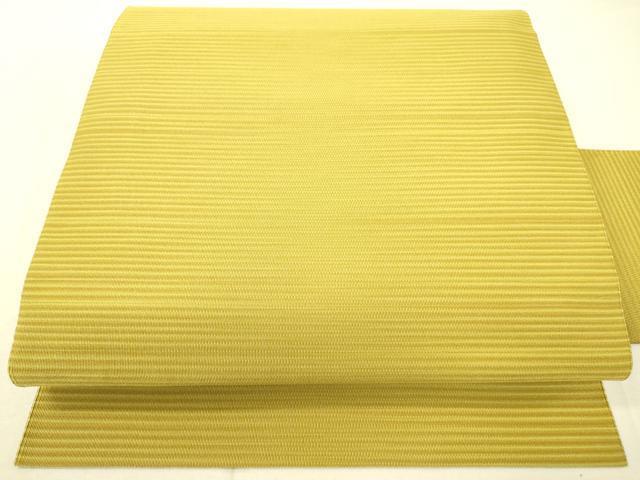 平和屋着物◎綴れ　八寸名古屋帯　横段文　正絹　逸品　DAAK2225zy