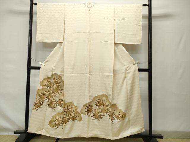 平和屋着物■豪華色留袖　駒刺繍　枝松文　暈し染め　金彩　正絹　逸品　CAAK9716gh