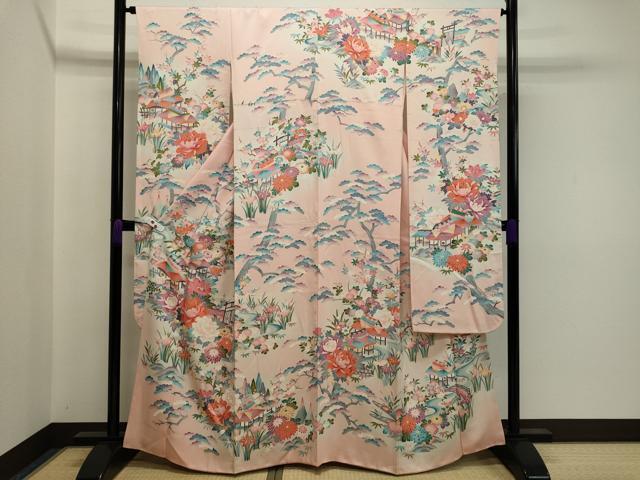 平和屋着物■豪華振袖　御所解文　暈し染め　正絹　逸品　CAAJ8243ku