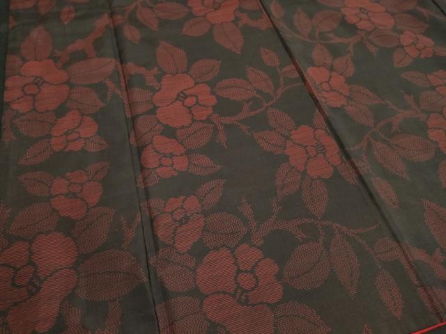 平和屋着物■本場大島紬　枝椿　正絹　逸品　DAAJ7423ya