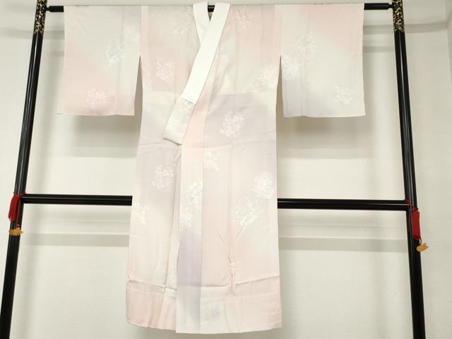 平和屋着物■長襦袢　無双仕立て　作家物　はなやぎの都　飾花地紋　暈し染め　正絹　逸品　AAAN5480cs