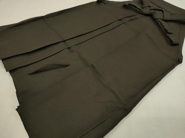 平和屋着物■男性　行灯袴　お召地　吉祥文　正絹　逸品　CAAJ8207ku