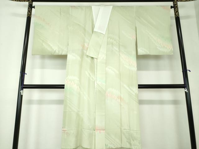 平和屋着物●上質な長襦袢　樹林地紋　暈し染め　正絹　逸品　DAAJ9485ps
