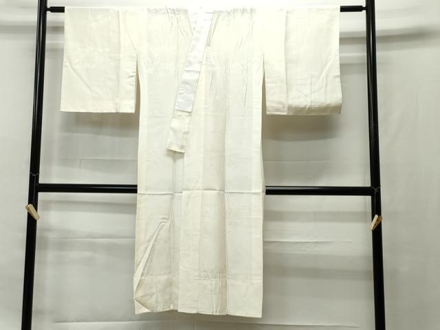 平和屋着物■長襦袢　無双仕立て　雲重ね花地紋　正絹　逸品　CAAJ7116gh