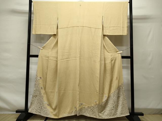 平和屋着物■豪華色留袖　松尾光琳　扇面流し　銀彩　正絹　逸品　CAAJ8713ze