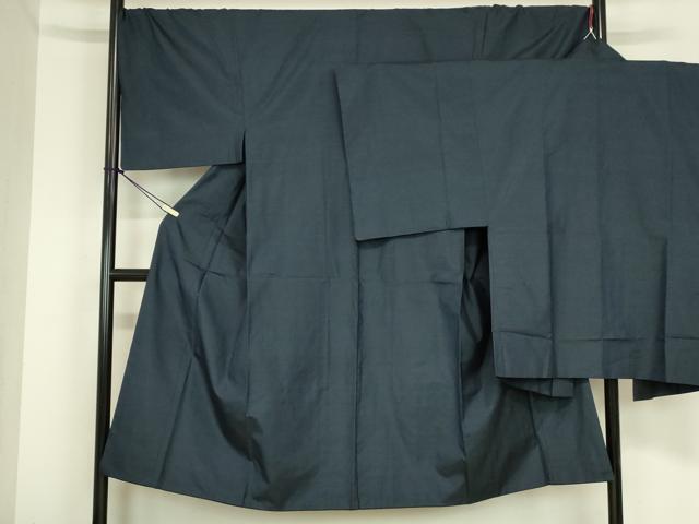 平和屋着物■男性　本場大島紬　アンサンブル　中江絹織物　亀甲柄　反端付き　キングサイズ　正絹　逸品　DAAI2862ox