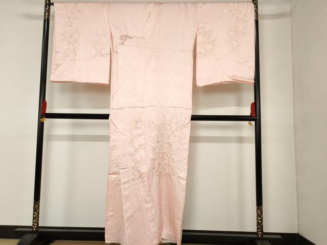平和屋着物■長襦袢　無双仕立て　飛鶴文　金彩　仮絵羽　正絹　逸品　AAAL3475cs