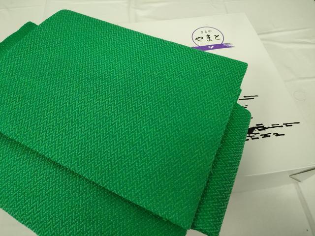 平和屋着物◎ワンタッチつけ帯　変わり縞　箱付き　正絹　逸品　DAAK2083zy