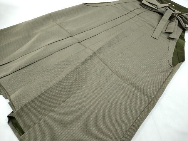 平和屋着物■男性　行灯袴　縞　正絹　逸品　CAAJ6523fb