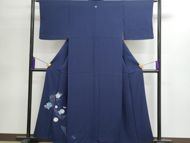 平和屋着物■豪華色留袖　スワトウ刺繍　刺繍　短冊花文　正絹　逸品　CAAJ6501fb